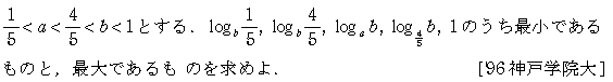 数学2 指数対数 対数関数 問題55の問題画像