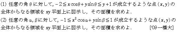 数学2 図形と式 領域 問題14の問題画像