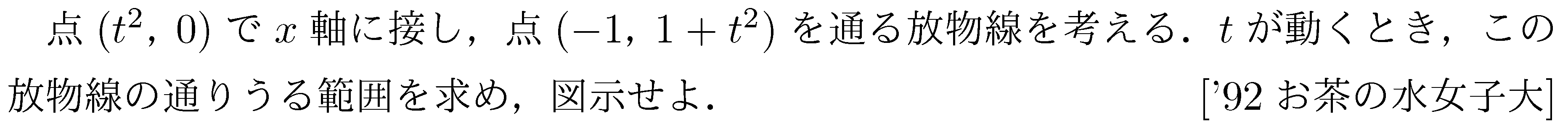 数学2 図形と式 領域 問題22の問題画像