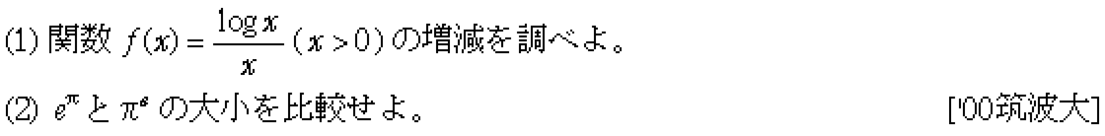 数学3 微分法 接線・不等式 問題34の問題画像