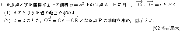 数学C 平面ベクトル 平面ベクトル 問題99の問題画像